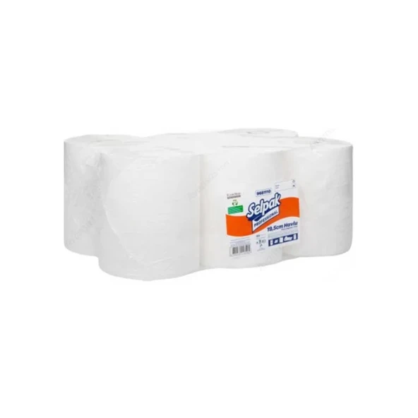 Selpak 19,5cm Hareketli Otomatik Makine Havlusu (150 Metre - 6 lı Koli) ürün görseli 1
