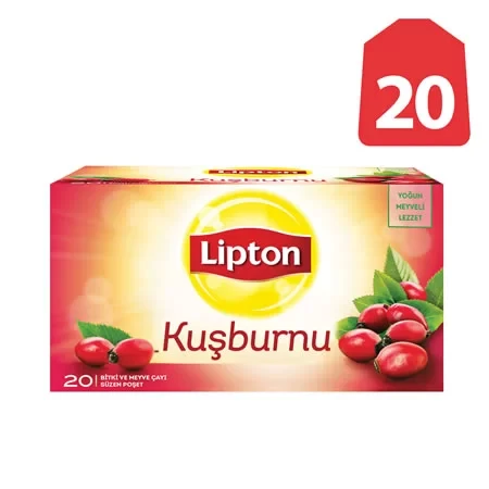 Lipton Kuşburnu Meyve Çayı (20 li Paket) ürün görseli 1