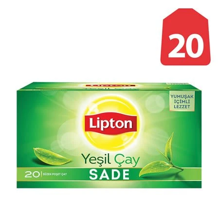 Lipton Yeşil Çay Sade (20 li Paket) - Resim 2
