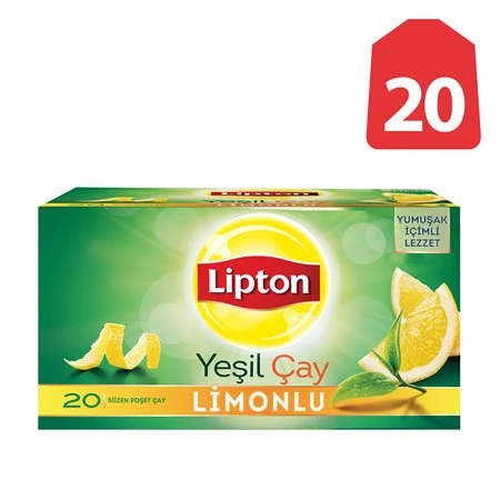 Lipton Yeşil Çay Limonlu (20 li Paket) - Resim 2