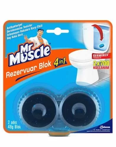 Mr Muscle Rezervuar Blok 2 li Paket (2x48gr) ürün görseli 1