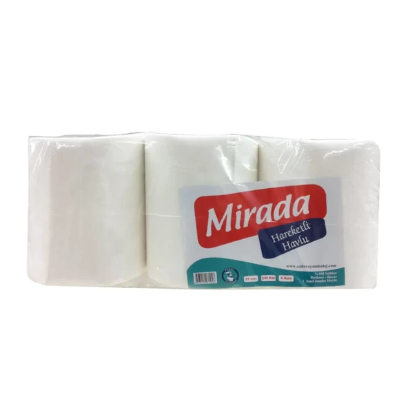 Mirada Hareketli Kağıt Havlu 21 cm 6 lı Paket ürün görseli 1