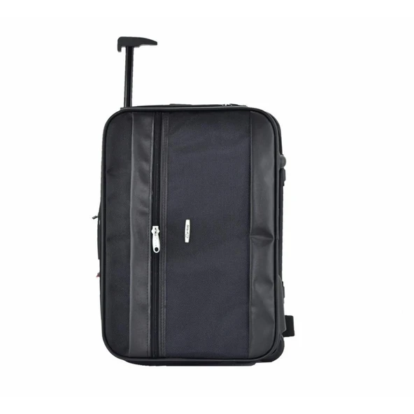 Çekçekli Kabin Boy Seyahat ve Business Çanta  42 Cm Siyah ürün görseli 1