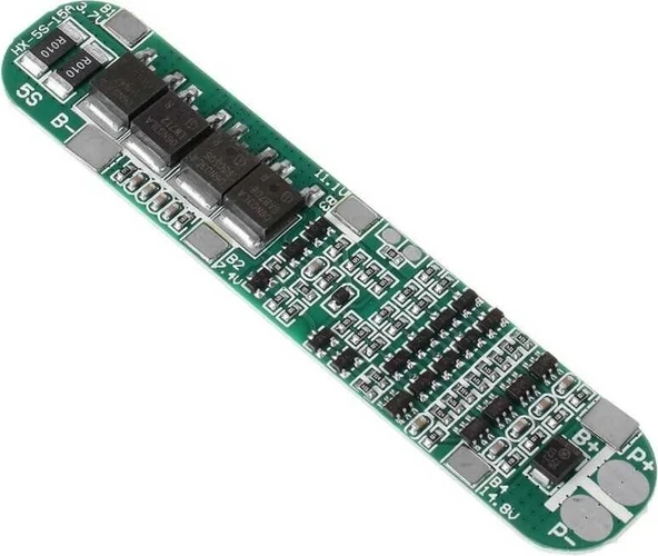 5s 15A Bms 18650 Lityum Pil Şarj Koruma Devresi - 21V ürün görseli 1