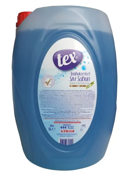 Tex Antibakteriyel Sıvı El Sabunu 5 Litre ürün görseli 1