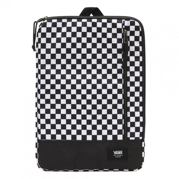 Vans 13-15 İnch Bilgisayar Kılıfı Macbook Çantası Siyah Beyaz ürün görseli 1