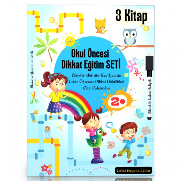 Okul Öncesi Dikkat Eğitim Seti (2-6 YAŞ) ürün görseli 1