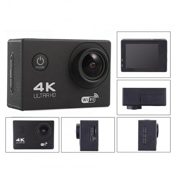 Aksiyon Kamerası Wi-Fi KS503 4K Ultra HD 170 Derece 32 Gb ürün görseli 1