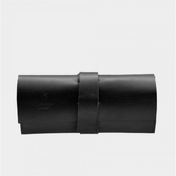 Hakiki Deri  Organizer Large Rulo Siyah - Resim 2
