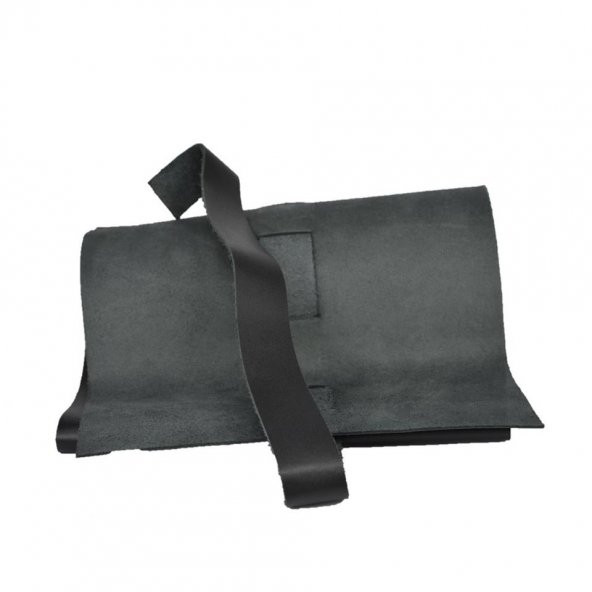Hakiki Deri  Organizer Large Rulo Siyah - Resim 4