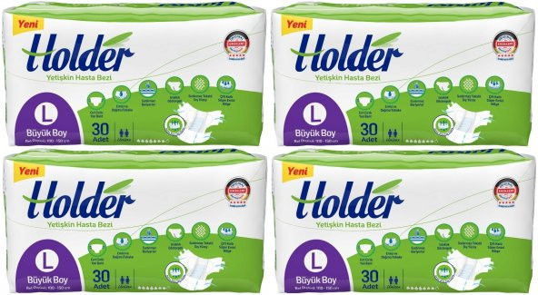Holder Hasta Bezi Bel Bantlı Tekstil Yüzey Large Büyük 120 Adet ürün görseli 1
