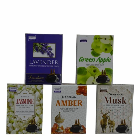 Darshan 5 Farklı Aromatik Tütsü 50 Adet ürün görseli 1