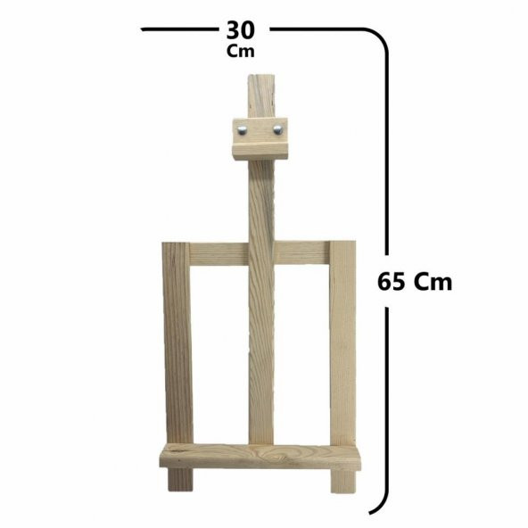 Orta Boy Ahşap Masaüstü Stand Şovale 65 Cm - Resim 3