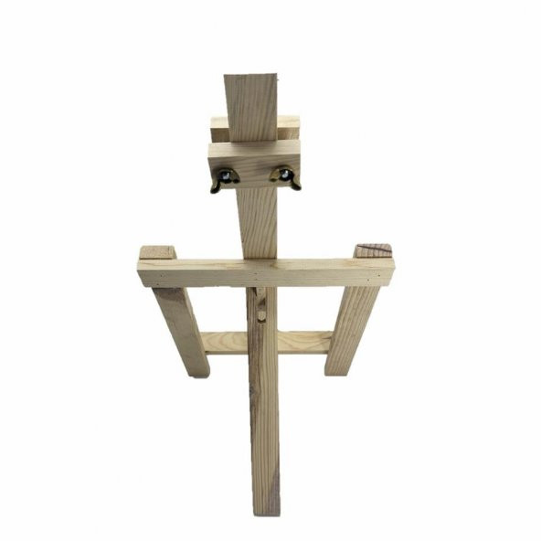 Orta Boy Ahşap Masaüstü Stand Şovale 65 Cm - Resim 4