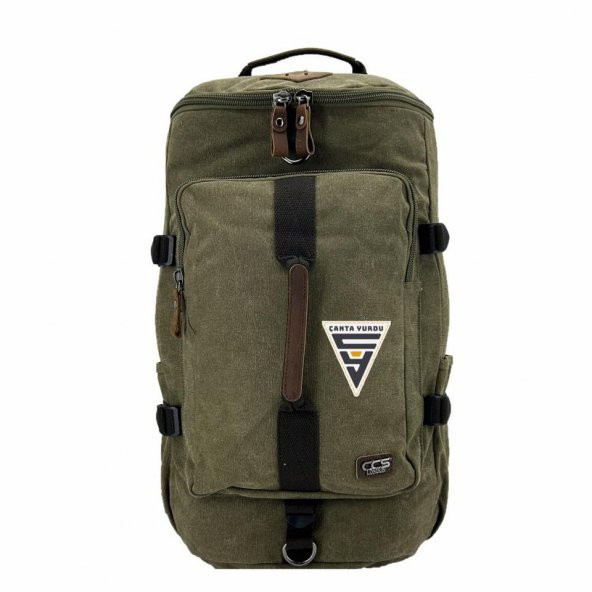 Ççs London 51566 Kanvas Spor Sırt Çantası Yeşil ürün görseli 1