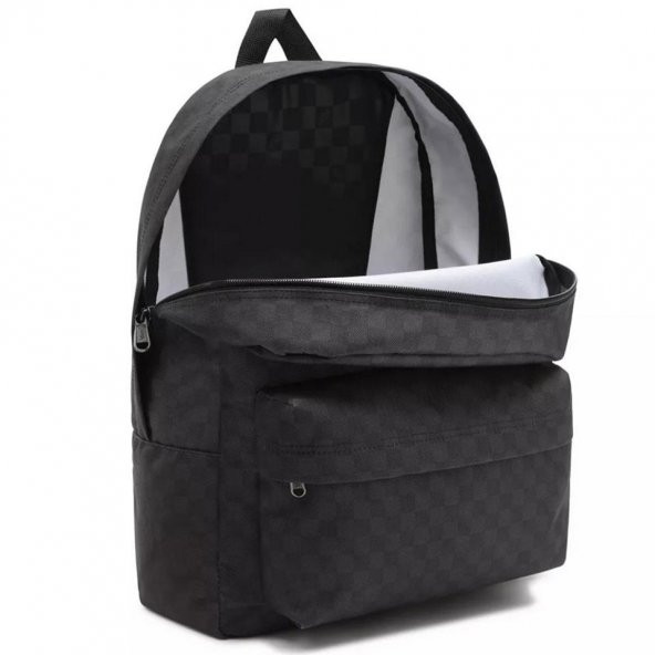 Vans Mn Old Skool Check Backpack Sırt Çantası Siyah - Resim 5