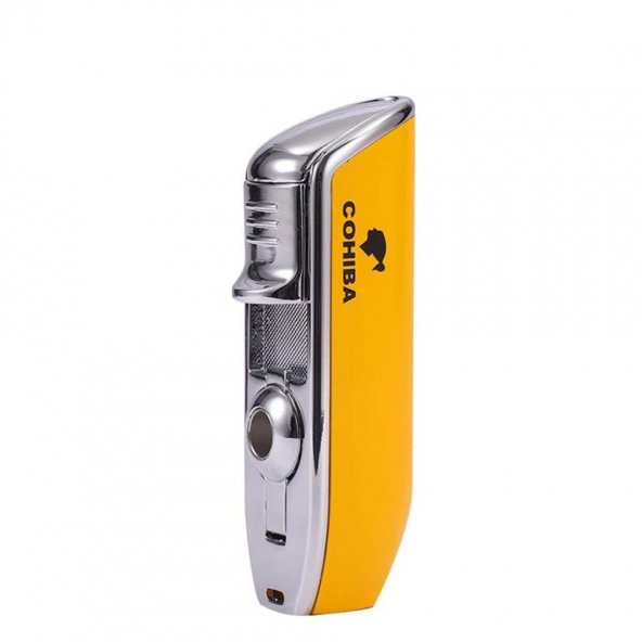 Cohiba CCM0214 3 Jet Torch Puro Çakmağı Sarı ürün görseli 1