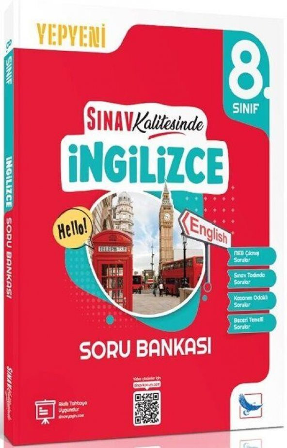 8. Sınıf İngilizce Sınav Kalitesinde Soru Bankası Sınav Yayınları ürün görseli 1