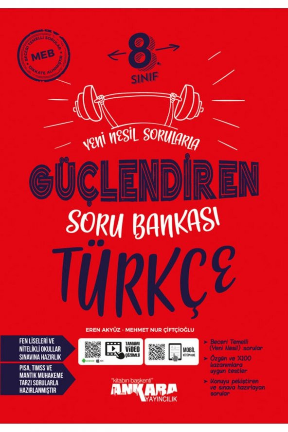 8. Sınıf Türkçe Güçlendiren Soru Bankası ürün görseli 1