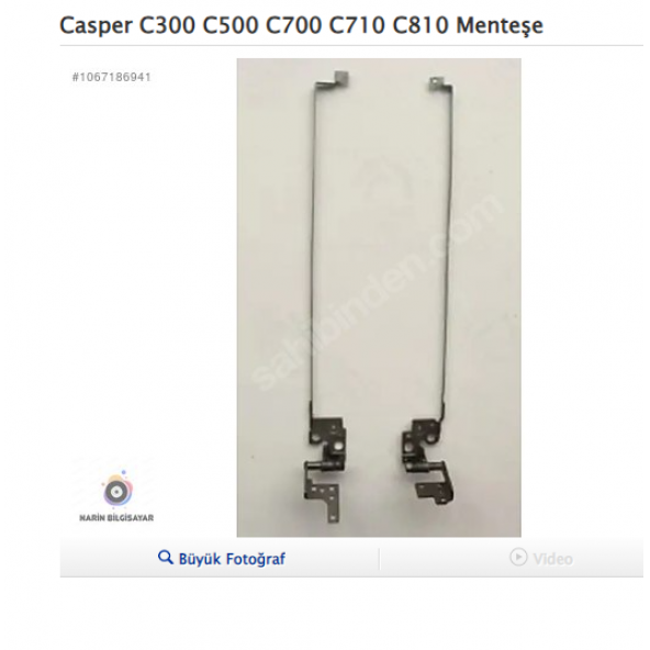 Casper C300 C500 C700 C710 C810 Menteşe ürün görseli 1