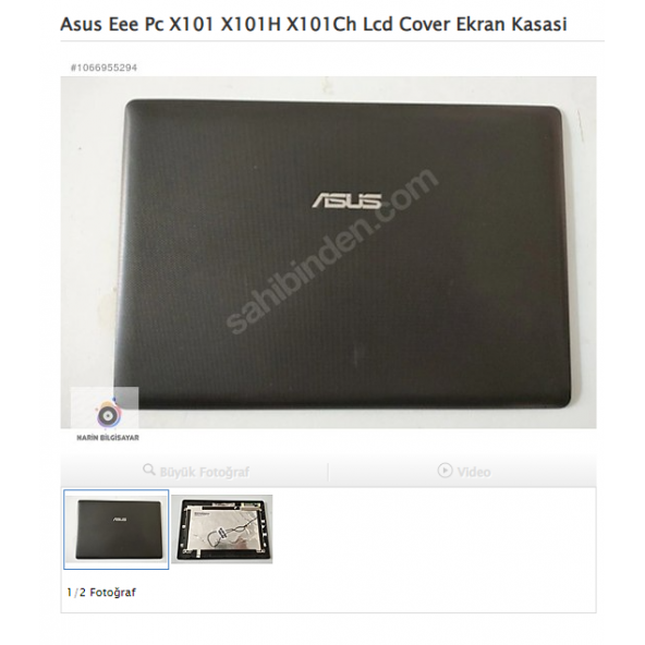 Asus Eee Pc X101 X101H X101Ch Lcd Cover Ekran Kasası ürün görseli 1