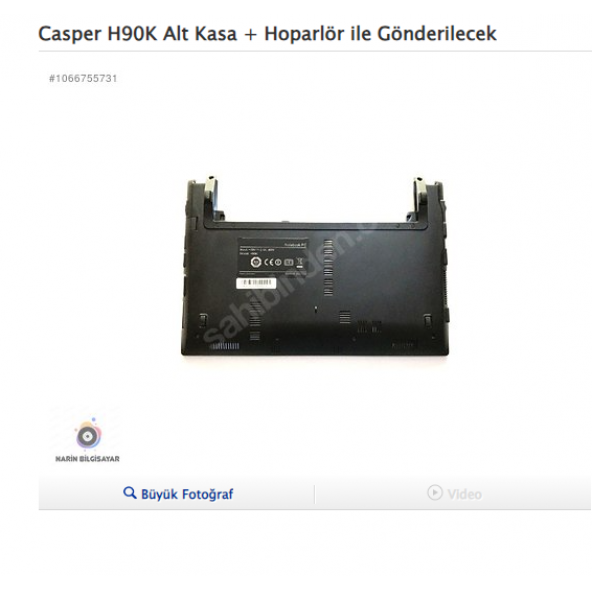Casper H90K Alt Kasa + Hoparlör ile Gönderilecek ürün görseli 1