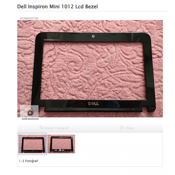 Dell Inspiron Mini 1012 Lcd Bezel ürün görseli 1