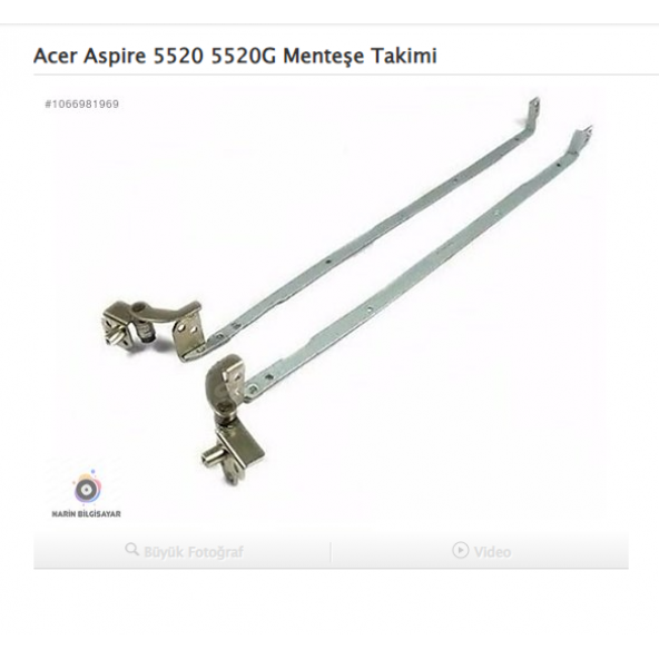 Acer Aspire 5520 5520G Menteşe Takimi ürün görseli 1