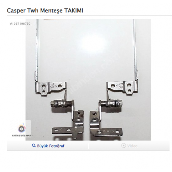 Casper Twh Menteşe TAKIMI ürün görseli 1