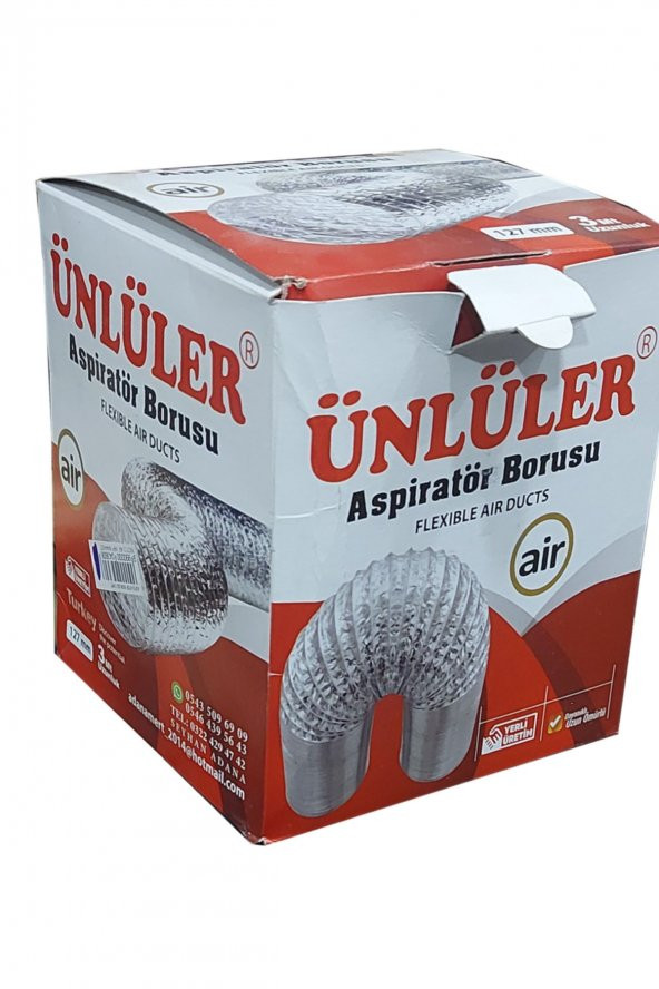 Aspiratör Borusu 3 Mt ürün görseli 1