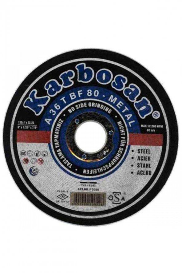 Karbosan Metal Kesici 180X3.0X22 mm ürün görseli 1