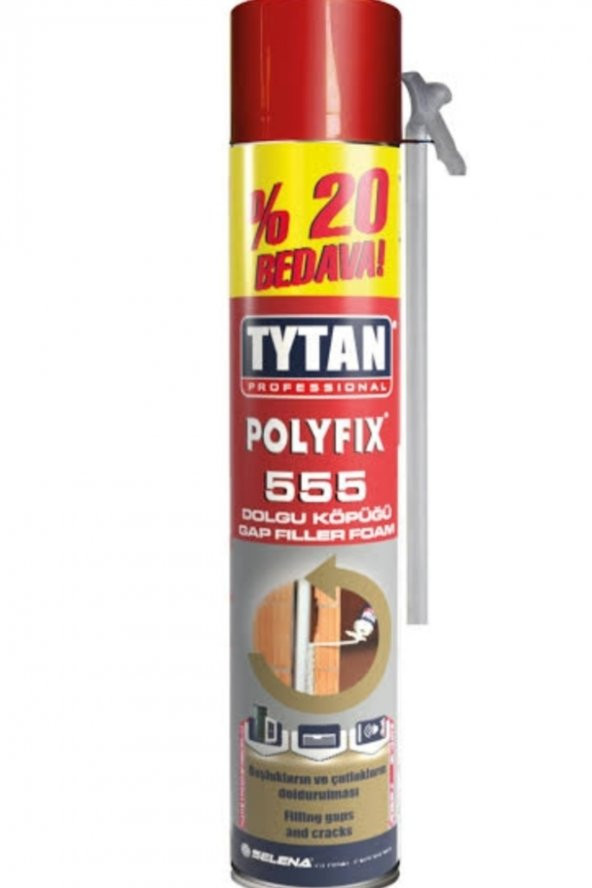 Tytan Polyfix 600Gram Dolgu Montaj Köpüğü Pipetli Yeni Üretim ürün görseli 1