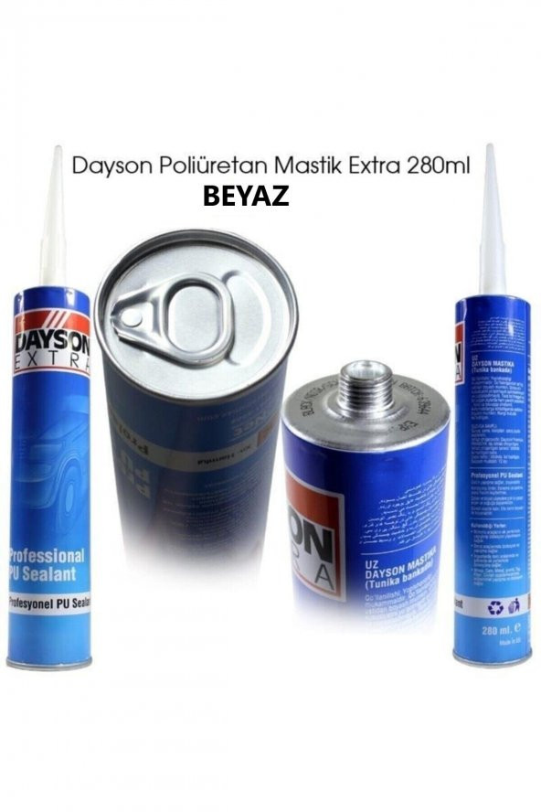 Dayson Extra Mastik 280Ml Beyaz ( Alt Kapak Üretim Kaynaklı Açık Üretilebilmektedir) ürün görseli 1