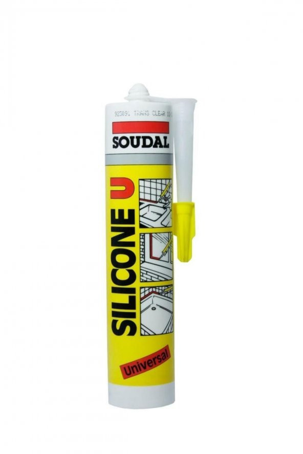 Soudal Silikon Şeffaf 280 Gr ürün görseli 1