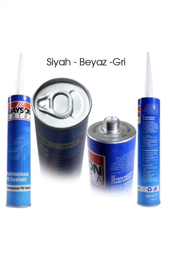 Dayson Extra Pu Mastik Silikon 280 Ml Beyaz ( Alt Kapak Üretim Kaynaklı Açık Üretilebilmektedir) ürün görseli 1