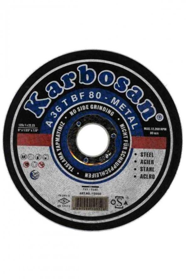 Karbosan Metal Kesici 180x3.0x22 Mm ürün görseli 1