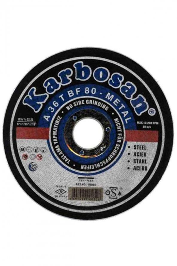 Karbosan Metal Kesici 115x3x22 Mm ürün görseli 1