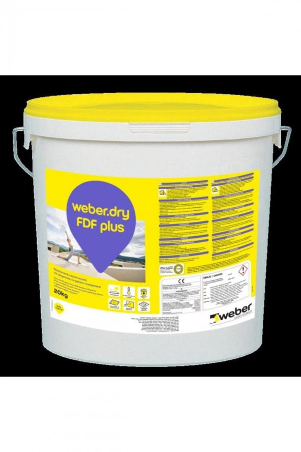 Weber Dry Fdf Plus Elastik Çatı Izolasyon Malzemesi 20 Kg Beyaz ürün görseli 1