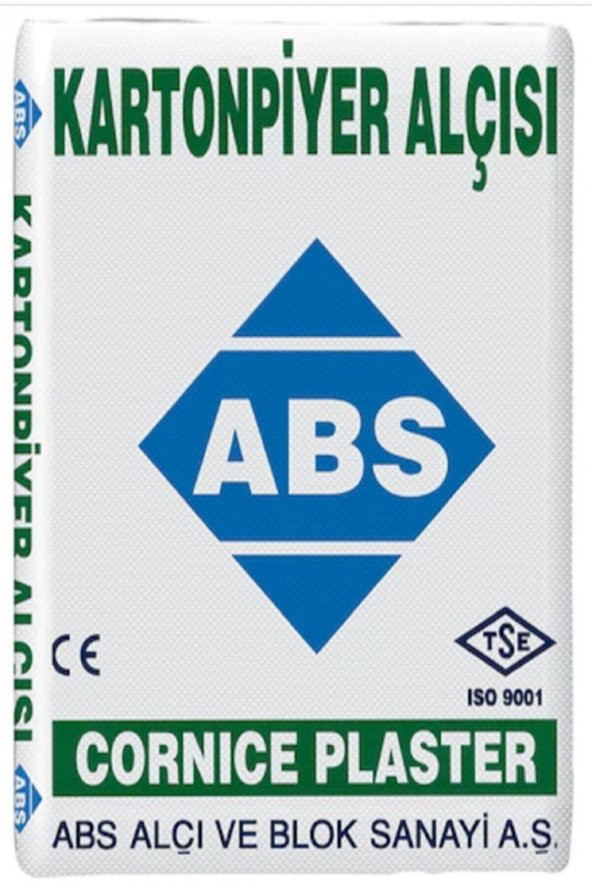 Abs Çabuk Donan Hızlı Donan Kartonpiyer Alçısı 5 Kg ürün görseli 1