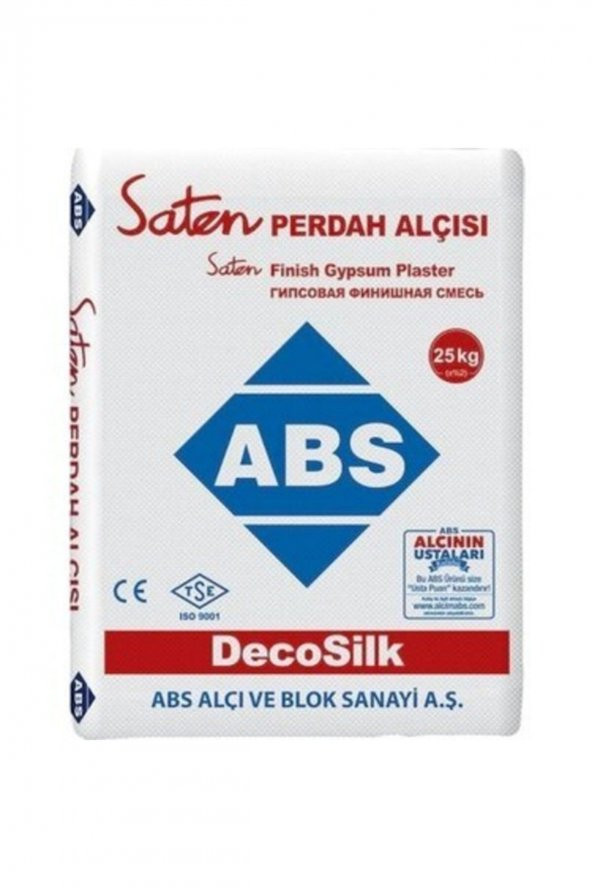 Abs Saten Alçı 25 kg ürün görseli 1
