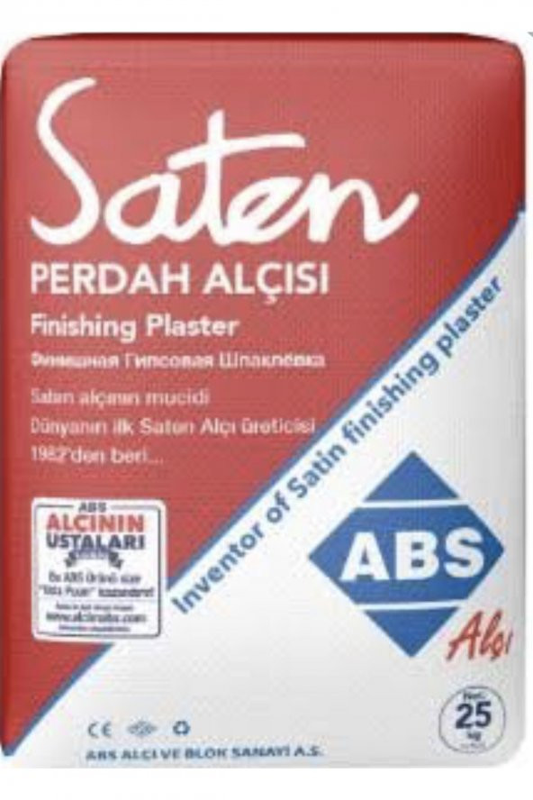 Abs Saten Alçı 5 Kg ürün görseli 1