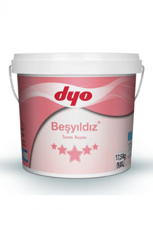 Dyo Beşyıldız Tavan Boyası 3,5 Kg Beyaz ürün görseli 1