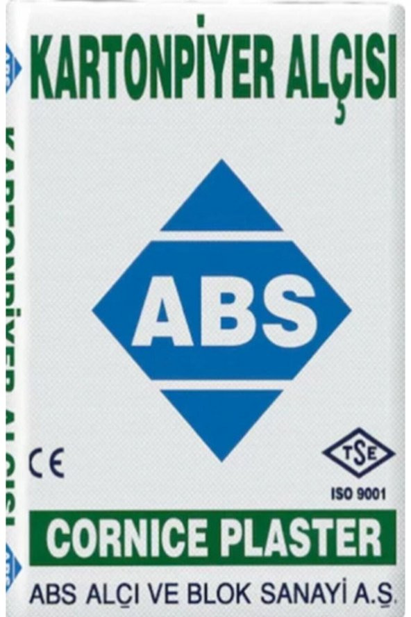 Abs Çabuk Donan Hızlı Donan Kartonpiyer Alçısı 15 Kg ürün görseli 1