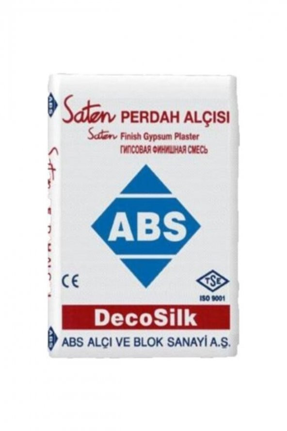 Abs Saten Alçı Perdah Alçısı 10 Kg ürün görseli 1
