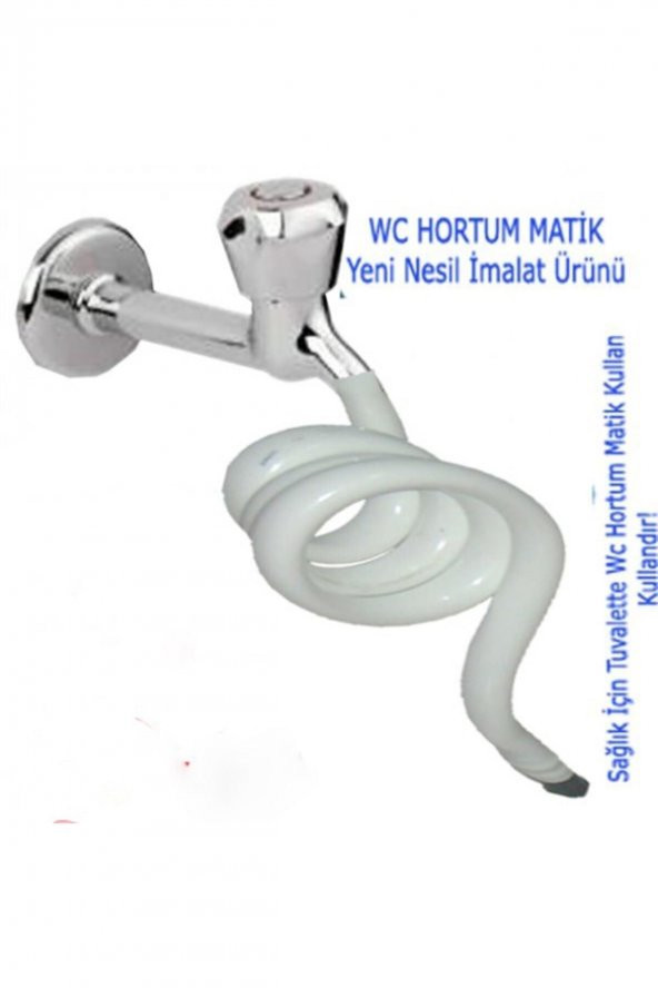Hortum Matik Beyaz Wc ürün görseli 1