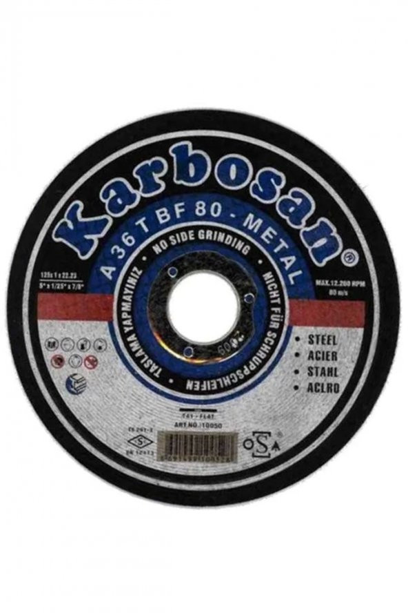Karbosan Metal Kesici 115x3x22 mm ürün görseli 1
