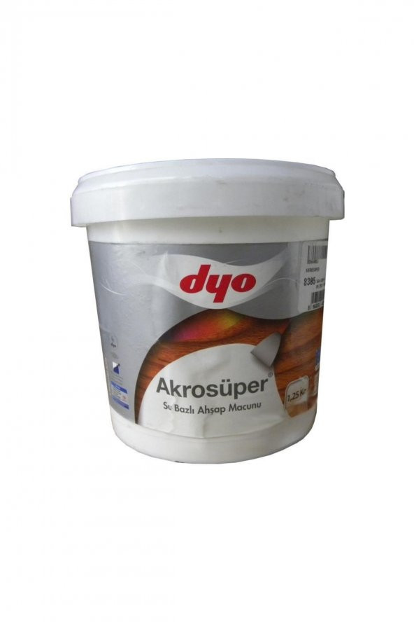 Dyo Akrosüper Ahşap Macunu 1,25 Kg ürün görseli 1
