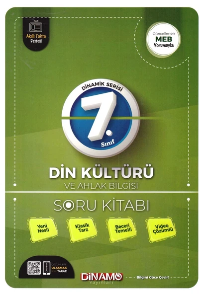 DİNAMO 7.SINIF DİN KÜLTÜRÜ SORU KİTABI ürün görseli 1