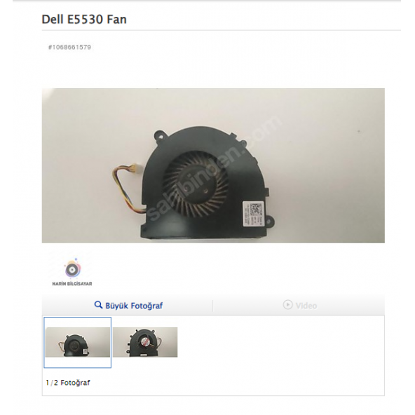 Dell E5530 Fan ürün görseli 1