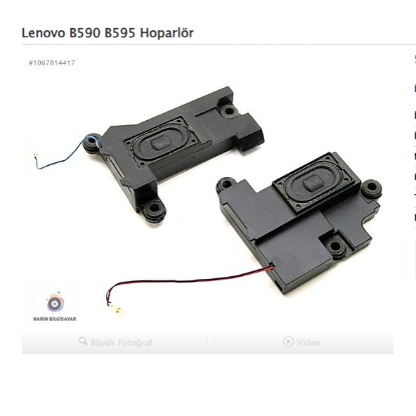Lenovo B590 B595 Hoparlör ürün görseli 1